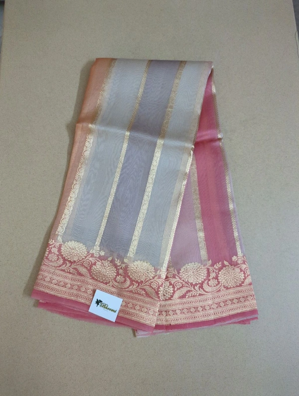 Pure Handloom Kora Rangkat - Sundown