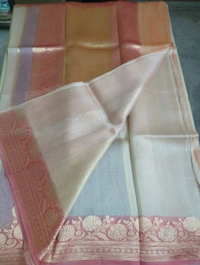 Pure Handloom Kora Rangkat - Sundown