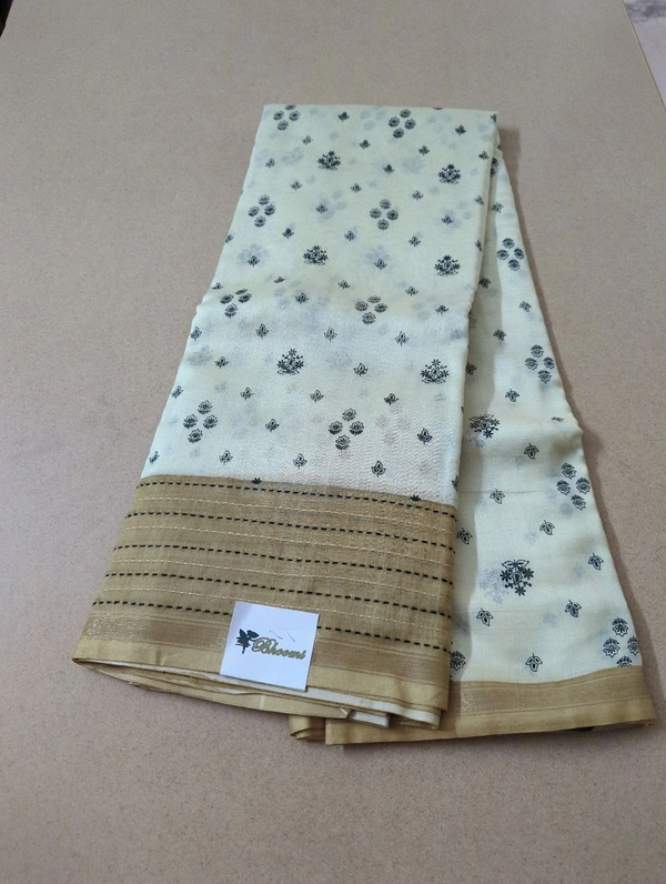 pure chanderi - White