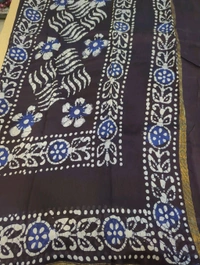 pure chanderi - Blue