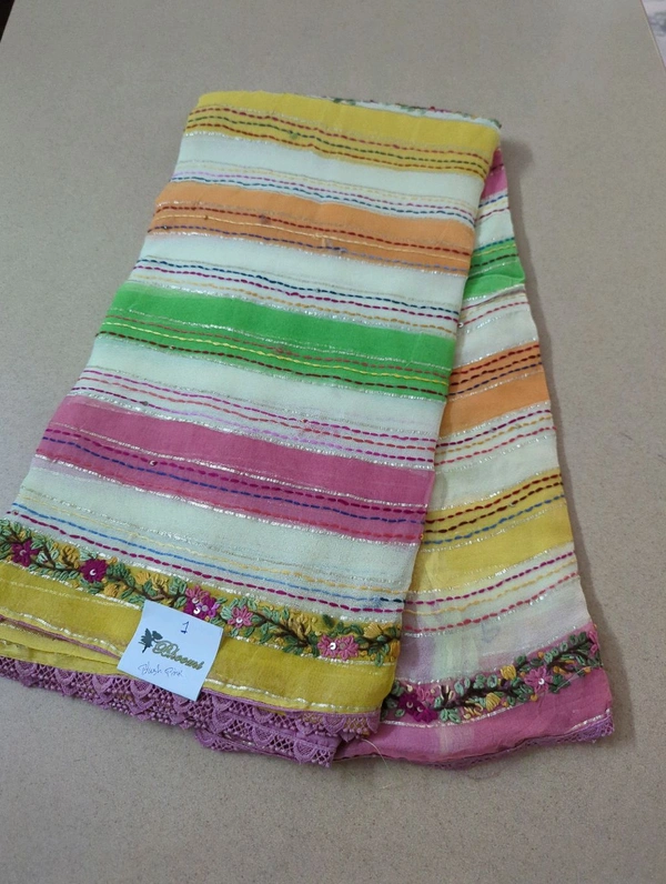 Pure Chiffon Handwork - Blush Pink 1