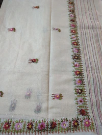 Kota Checks Handwork - Papaya Whip