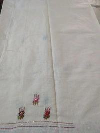 Kota Checks Handwork - Papaya Whip