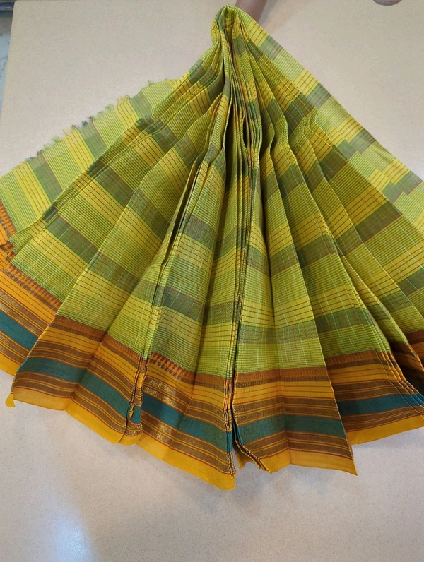 Narayanapet Pure Cotton  - Green