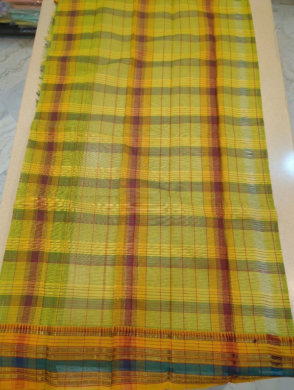 Narayanapet Pure Cotton  - Green