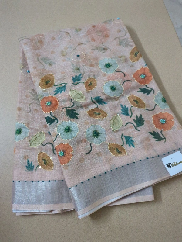 Lenin With Kantha Work - Bone