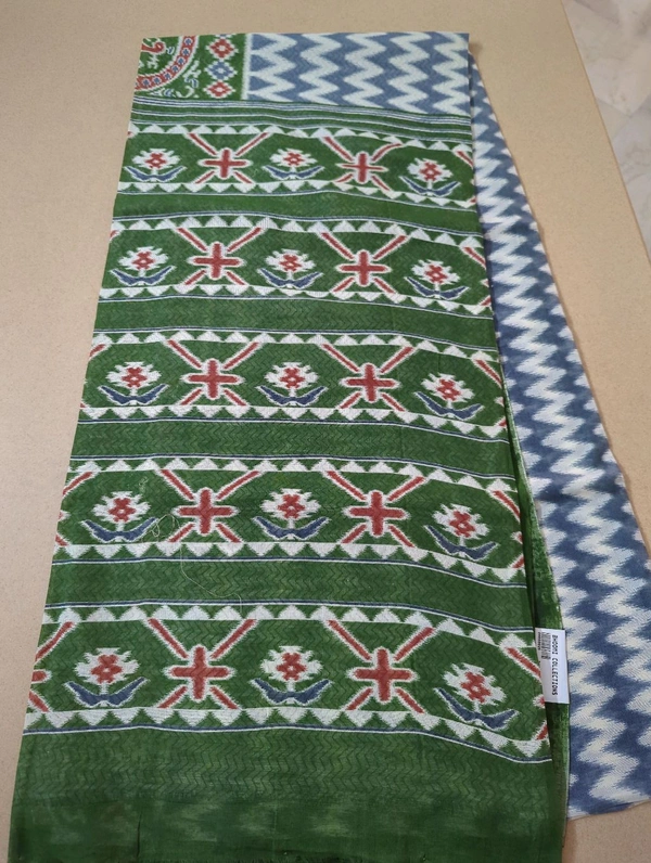 Handloom Cotton  - Green