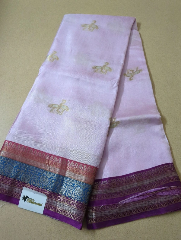 Pure Dola Crepe  - Pink Lace