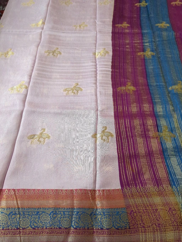 Pure Dola Crepe  - Pink Lace