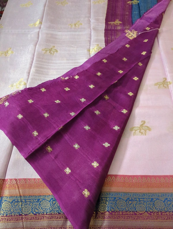 Pure Dola Crepe  - Pink Lace