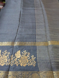 Dola Cheeks With Embroidery  - Gray