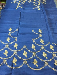 Dola Cheeks With Embroidery  - Gray