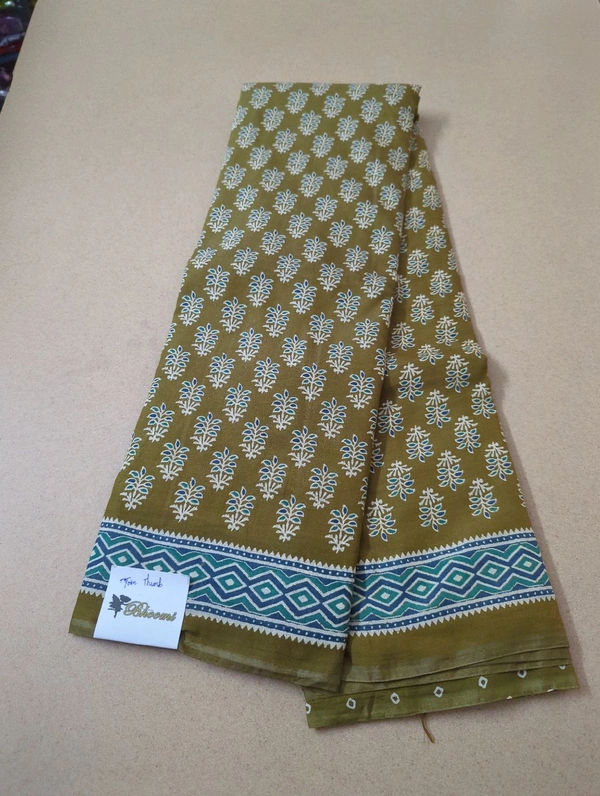 SOFT CHANDERI BLOCK PRINT - Tom Thumb