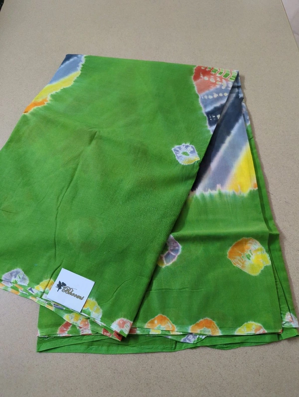 PURE COTTON BHANDHEJ - Green