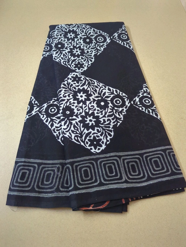 PURE MUL MUL BLOCK PRINT - Black 4