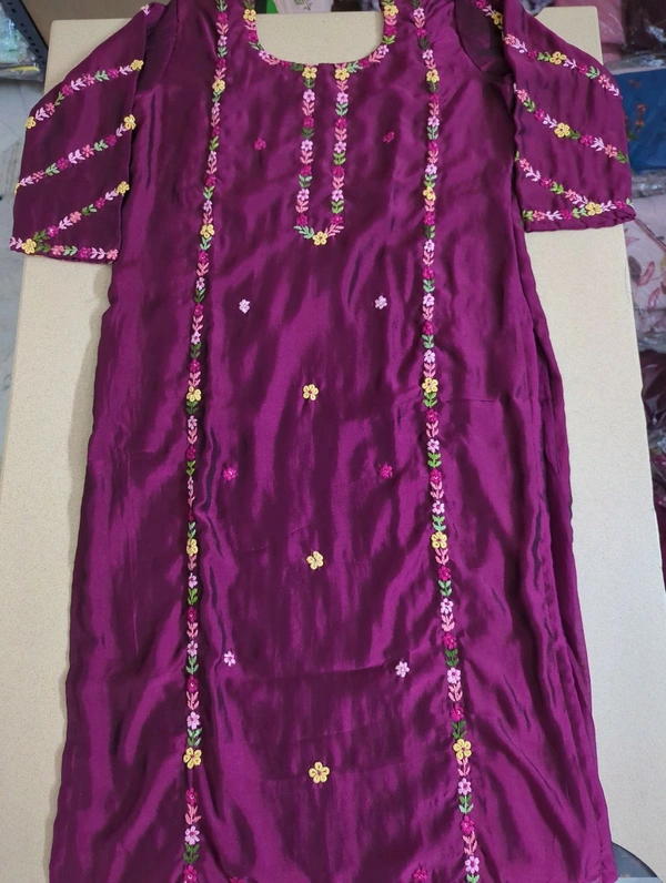 Muslin Chiffon Handwork - 38