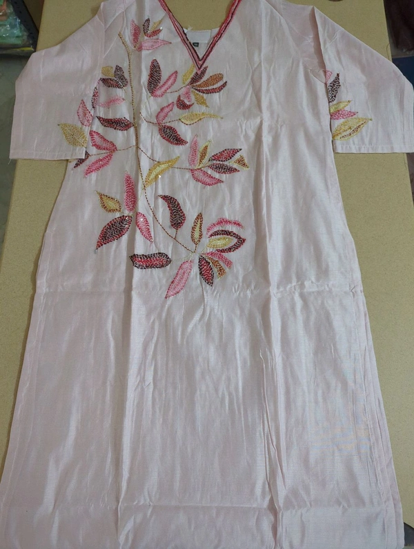 Butter Chanderi Handwork - 46