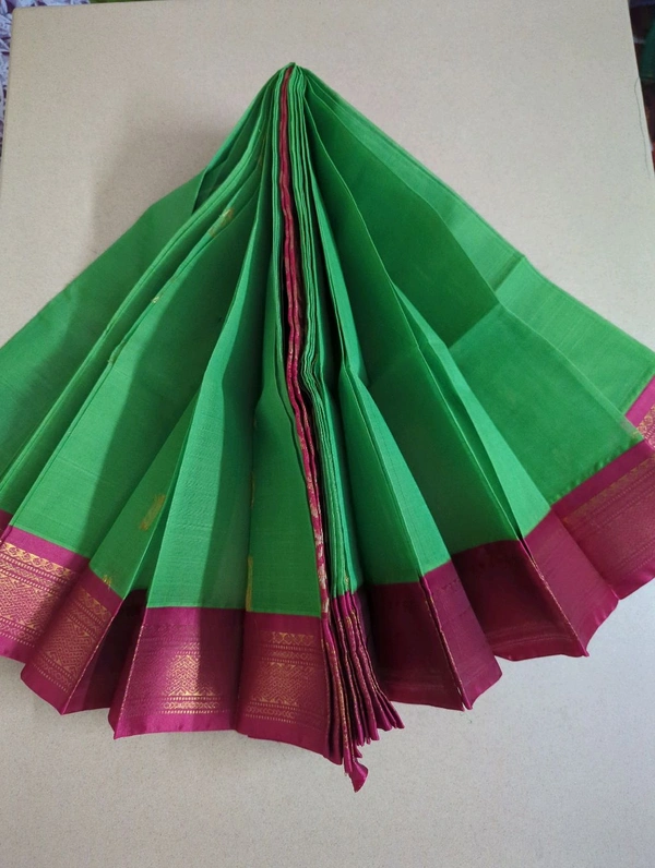 Pure Gadwal Cotton - green 7