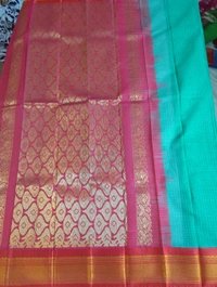 Pure Gadwal Cotton - bay blue 14