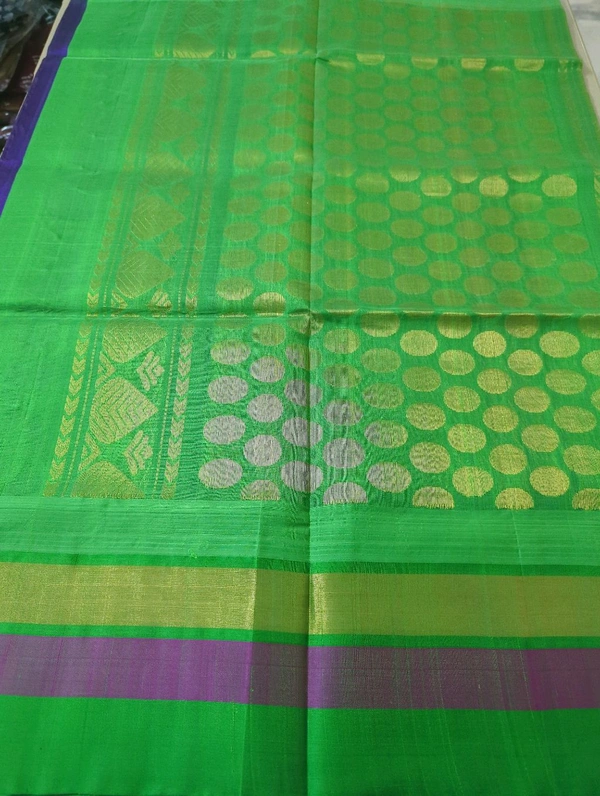 Pure Handloom Kuppadam - Pigment Indigo