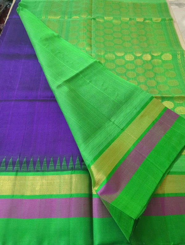 Pure Handloom Kuppadam - Pigment Indigo