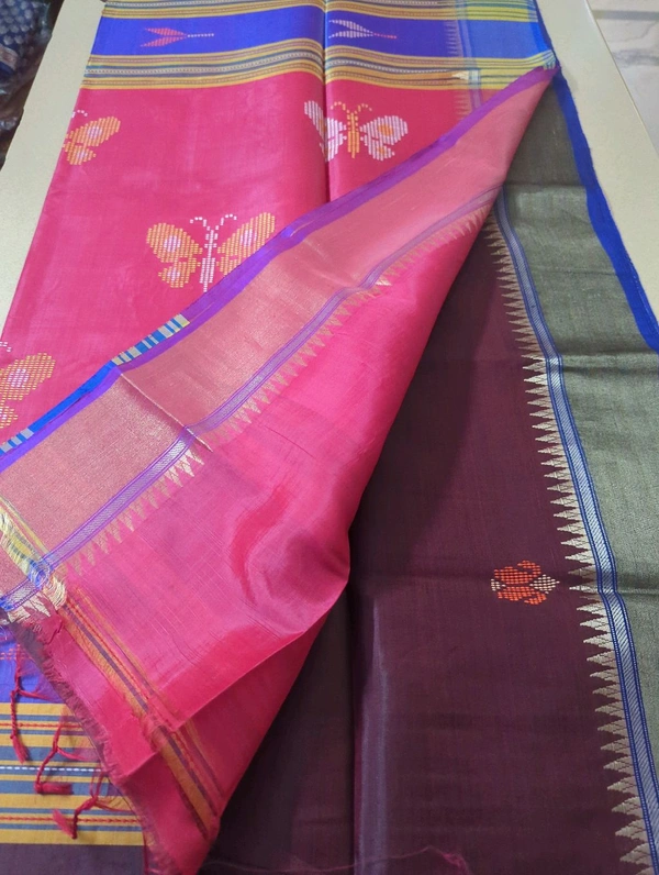 pure katan silk - Morocco Brown