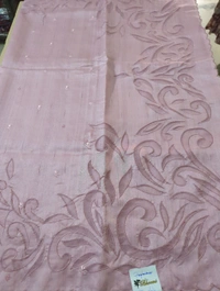 Designer Tusser  - Blue Chalk