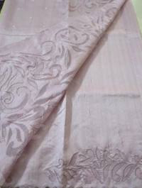 Designer Tusser  - Blue Chalk