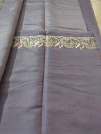 Satin Tusser - Electric Violet