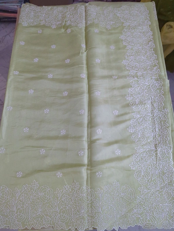 Pure Satin Tusser  - mint