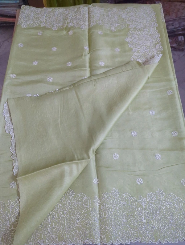 Pure Satin Tusser  - mint