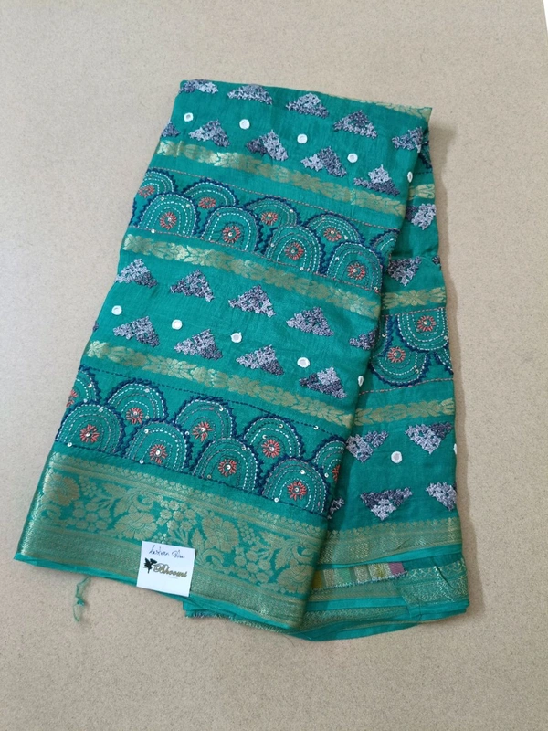 Pure Dola Handwork  - Eastern Blue