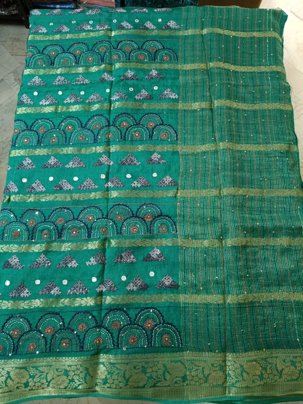 Pure Dola Handwork  - Eastern Blue