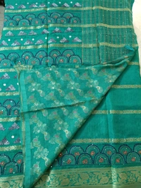 Pure Dola Handwork  - Eastern Blue