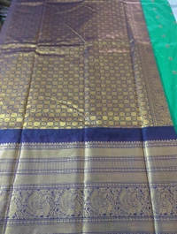 SEMI GADWAL PATTU - green