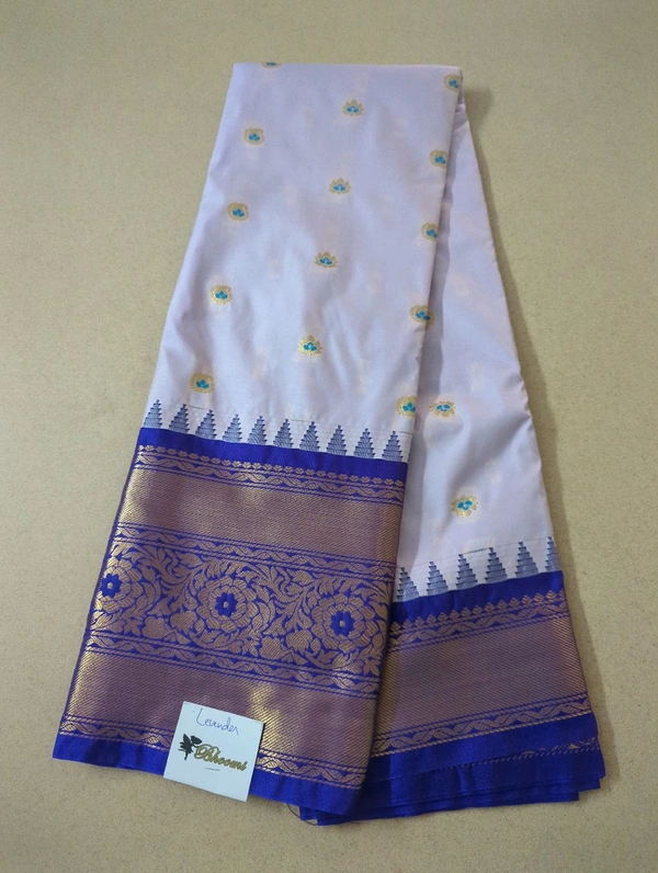 SEMI GADWAL PATTU - lavender