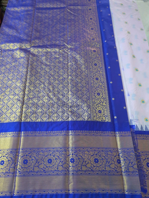 SEMI GADWAL PATTU - lavender