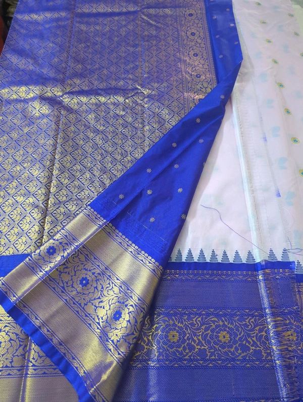 SEMI GADWAL PATTU - lavender