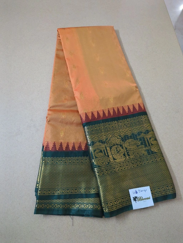 SEMI GADWAL PATTU - Web Orange