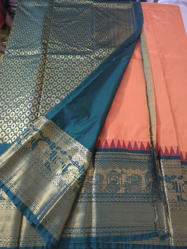 SEMI GADWAL PATTU - Web Orange