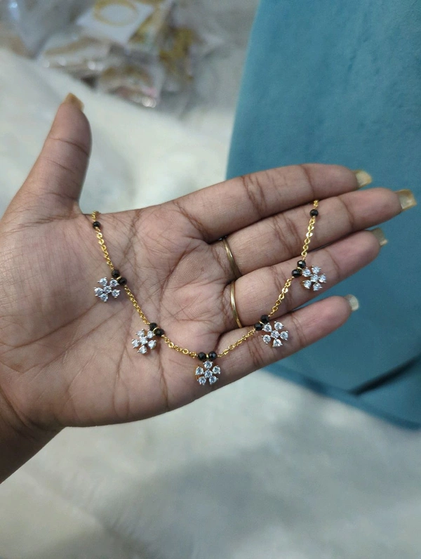 Black Diamonds With Diamond Copy Pendent - HD