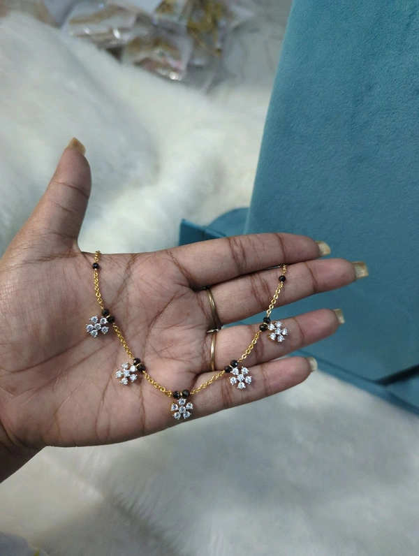 Black Diamonds With Diamond Copy Pendent - HD