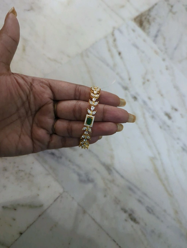 Gold Copy Bracelet  - green
