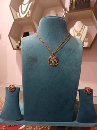 Real Ruby With Pendent Set - HD