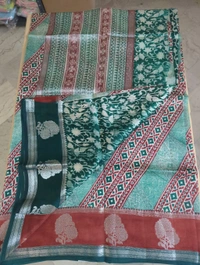 Pure Munga Tusser - brown border