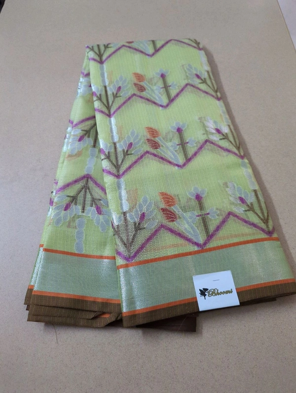 Silk Kota Tissue Weaving  - Mint Green