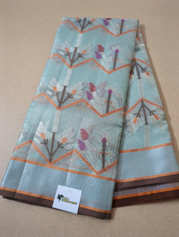 Silk Kota Tissue Weaving  - teal