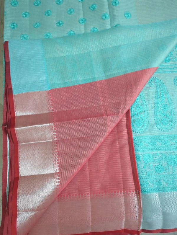 Silk Kota Embroidery  - Viking