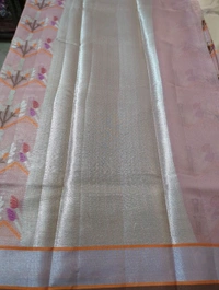 Silk Kota Tissue Weaving  - Pink
