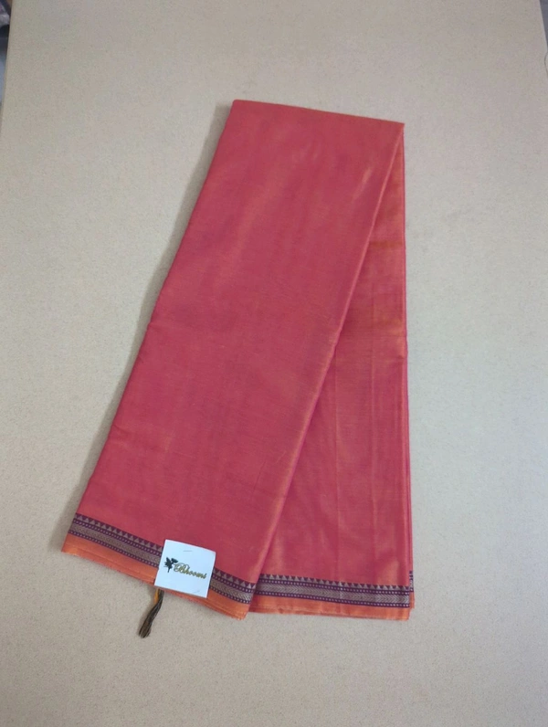 Pure Handloom Narayanapet - Web Orange
